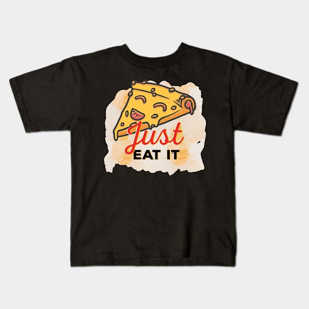 Just Eat It Kids T-Shirt by shotspace